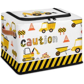 Storage Bins with Lid,Animals Collapsible Storage Basket Cube,Storage Boxes Organizer Containers Toy Organizer for Closet Shelf Nursery Kids Bedroom