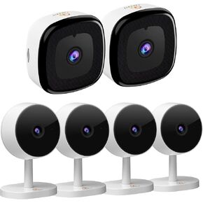2K Window Camera (2 Pack)+5GHz & 2.4GHz Indoor Camera (4 Pack)