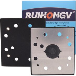 2 Pack 1/4 Sheet Square Sander Pad for Dewalt DW411 D26441 DW412, Sander Pad Replacement Square Backing Plate for Part Number 151284-00 151284-00SV, 1/4 Sheet Square Sanding Pad