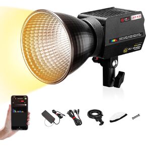 IFOOTAGE SL1 130BNA-Standard 130W Bi-Color LED Video Light, Adjustable 2700K-6500K/CRI 97/TLCI 99/14000LM, Portable Outdoor Continuous Lighting Solution for Video and Photography