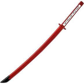 Sword fort Carbon Steel Akame Sword Real Metal Handmade Katana Anime Props Cosplay Props, Samurai Sword-murasame, Red/Black