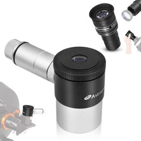Astromania Telescope Eyepiece 5mm, Wide Angle 58 Degree - Bundle with - 12.5mm Illuminated Reticle Eyepiece
