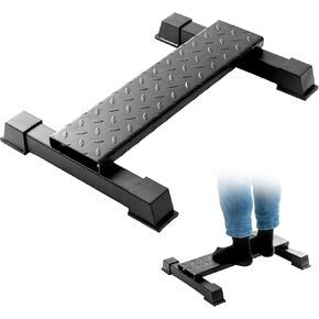 Adjustable Steel Calf Raise Block – Heavy Duty Calf Stretch Platform for Seated & Standing Calf Raises, Calf Extension, Dumbbell Calf Raise & Leg Strength Training Equipment for Home Gym