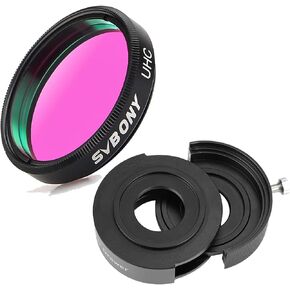 SVBONY Telescope Filter 1.25 inches UHC Filter Astrophotography Bundle with SV226 Telescope Filter Drawer