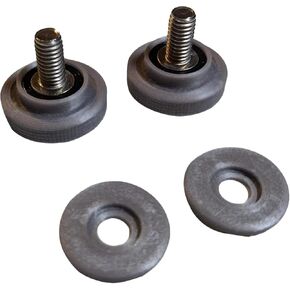 Microphone Thumb Screws and Washers Mic Mounting Hardware (Black)