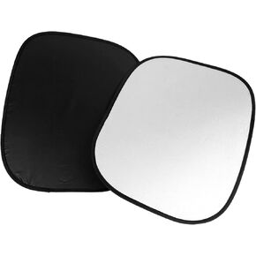 uxcell 2pcs Silver Gray Polyester Side Window Sunshade Protectors for Car