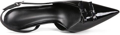 baobeijiadao Womens Pointed Toe Pumps Slingback Bow Stiletto Heels Closed Toe Heeled Sandals Slip On Dress Shoes for Women in Kuwait