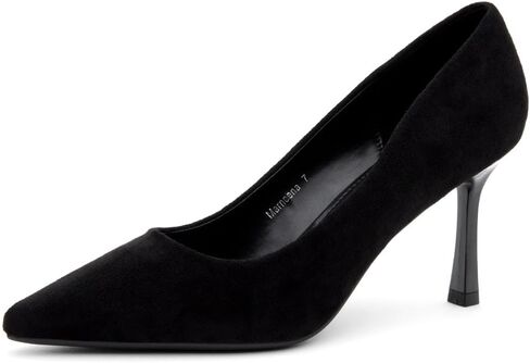 Herstyle Marneena Womens High Heel Pumps - 3 Inch Pointed Toe Stiletto Heels, Comfortable & Elegant Close Toe Dressy Pumps for Work & Wedding (Professional Office) in Kuwait