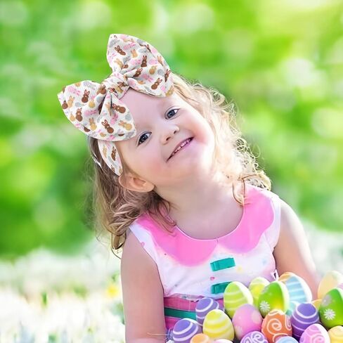 إكسسوارات عقال عيد الفصح أذني أرنب أقواس الشعر للفتيات عقال 6-12 شهر in Kuwait
