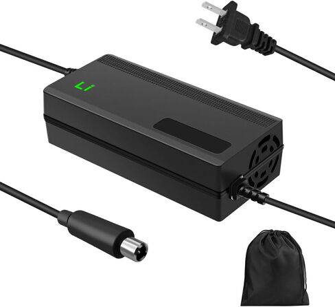 54.6V 3A / 5A Super Fast Charger for 48V Lithium Battery,No Adapter,7 Types of Plugs to Choose from, More Secure.Compatible with Most Plugs. with Cooling System (Cannon/XLR plug-3A) in Saudi Arabia