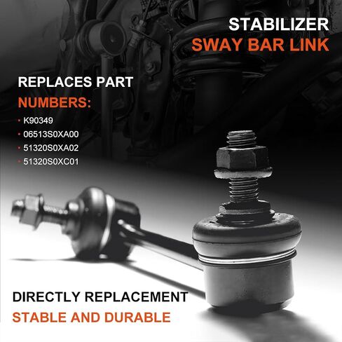 Front Sway Bar Stabilizer Links (Zinc-Nickel Alloy) Front Left Right Stabilizer Sway Bar Links Fit For 2011-2012 Hyundai Sonata 2011-2012 Kia Optima 2.0L 2.4L - Replaces K750610, K750611 in Saudi Arabia
