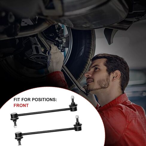 Front Sway Bar Stabilizer Links (Zinc-Nickel Alloy) Front Left Right Stabilizer Sway Bar Links Fit For 2011-2012 Hyundai Sonata 2011-2012 Kia Optima 2.0L 2.4L - Replaces K750610, K750611 in Saudi Arabia