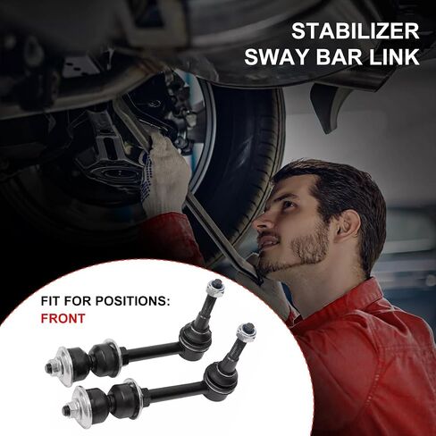Front Sway Bar Stabilizer Links (Zinc-Nickel Alloy) Front Left Right Stabilizer Sway Bar Links Fit For 2011-2012 Hyundai Sonata 2011-2012 Kia Optima 2.0L 2.4L - Replaces K750610, K750611 in Saudi Arabia