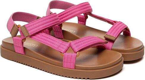 Rihero Women's Flat Sandals Comfortable Open Toe Adjustable Strap Walking Footbed Sandals in Saudi Arabia