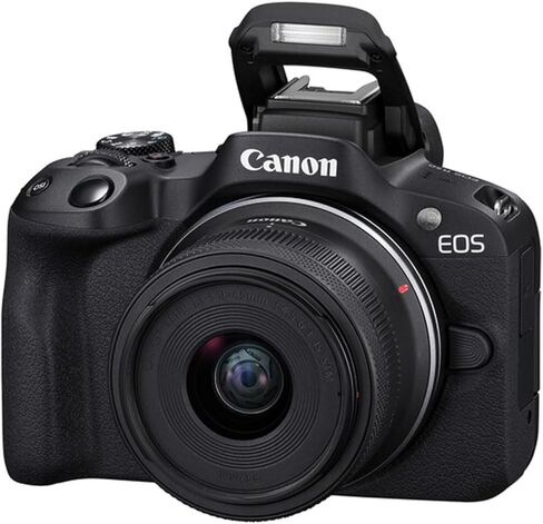Canon EOS R50 Mirrorless Camera with 18-45mm Lens + 32GB Memory Card + Tripod + MegaAccessory Bundle (Renewed) in Saudi Arabia