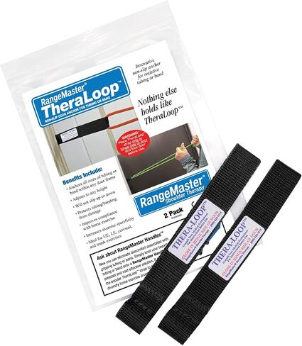 RangeMaster Thera-Loop Banding & Tubing Door Anchors │ Non-Slip │ Complements Exercise Bands or Tubes │ Great for Exercising and Strengthening Activities | Multi-Purposes Door Anchors in Kuwait