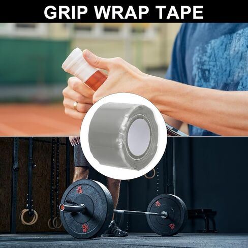 شريط قبضة Patikil لمقابض 1 "x5ft ، 2 roll الشريط السيليكون الذي يخدم ذاتيا لمقابض الدراجة سحب القضبان معدات الصالة الرياضية/خرطوم/تسرب الأنابيب الطوارئ ، أبيض in Saudi Arabia