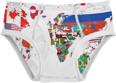 Boys' Briefs Cotton Underwear Rainbow Flag for Toddler in Kuwait