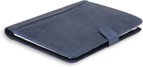 Leather Padfolio Legal Pad Portfolio Organizer | Handmade Executive Notebook Binder | Heavy Duty Full Grain Cow Hide Resume Interview Folio for Men Women, Rustic Note Book Folder Brown in Saudi Arabia