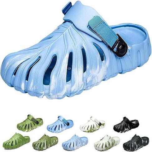 أحذية Monstera المتنوعة للنساء والرجال ، Monstera Leaf Pattern Slippers الصيف ، شرائح طباعة نبات ناعمة مضادة للانزلاق in Kuwait