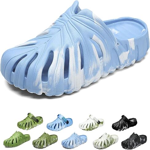 أحذية Monstera المتنوعة للنساء والرجال ، Monstera Leaf Pattern Slippers الصيف ، شرائح طباعة نبات ناعمة مضادة للانزلاق in Kuwait