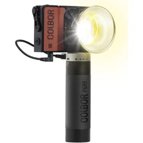 COLBOR W100 Video Light with PG99 Grip Battery