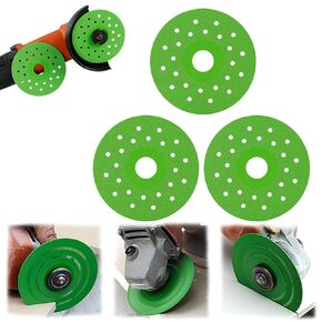 Rock Slab Cutting Disc, Glass Cutting Disc, 4 Inch Rock Slab Flat Grinding Cutting Piece, Diamond Chamfered Saw Blades for Cutting and Grinding Tile and Marble (5)