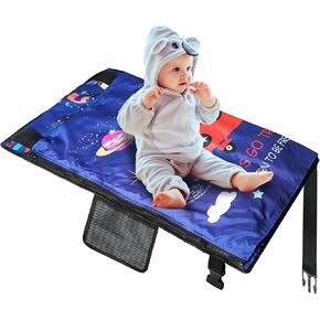 Toddler Airplane Bed - Seat Extender for Kids Ages 0-3 - Compact, Lightweight & Portable Flyaway Kids Bed for Airplane Travel - Baby Seat Extender