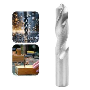 Solid Carbide Drill Bits, 6mm C2/K20 Tungsten Carbide Jobber Drill Bits Straight Shank Drilling Tool for Metal Plastic 2pcs