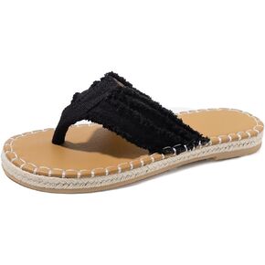 Summer New Flat Clip Toe Fisherman Shoes, Outer Wear Sandals Slippers, Thick Bottom Solid Color Round Toe Buckle Strap Sandals, Stylish Outer Wear Woven Beach Sandals For Women Flip flop