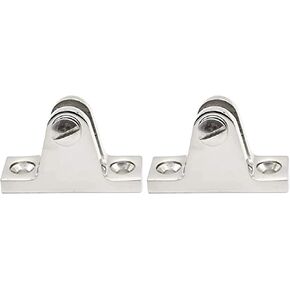 MARINE CITY 316 Grade Stainless Steel Bimini top Deck Hinge – Boat Bimini High Fitting Hardware Side Mount – Boat Top Hinges Bimini Mounts with Removable Pin for Marines Boats Yachts (Pack of 4) in Kuwait