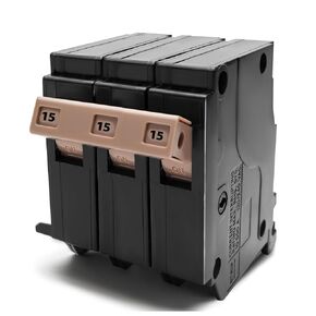 C3103-Pole 10-Amp Circuit Breaker, Type C3/4-Inch Plug-On Molded Case Circuit Breaker, Thermal Magnetic Protection, 10 KAIC, 120/240V