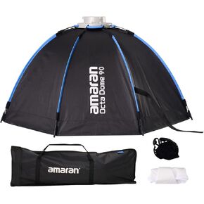 Amaran Octa Dome 35"/90cm Octagonal Softbox with Honeycomb Carrying Bag Folding/Quick Installation Compatible with Amaran 300C/150C/200X/200D/100X/100D,by Aputure