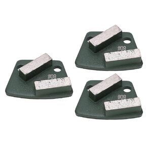 2 Teeth Trapezoid Grinding Shoes Green 80#, Aggressive Cutting, High Grinding Efficiency, Smooth Surface, Long Service Life, Low Noise, Stable Structure