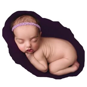 Zeroest Newborn Proples Props Baby Girl Photoshoots Pearl Pheadbands Infant Girl Photo Porting Proped Beaded Beadband Prop (Gold ، Size)