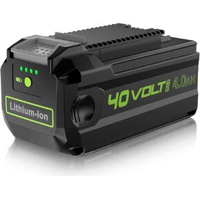 40V 5.0Ah Replacement Battery for Greenworks 40V 29472 29462 2901319 24282 24252 21332 25322 20672 2101602 20312 24322 21362 26272 Cordless Power Tools