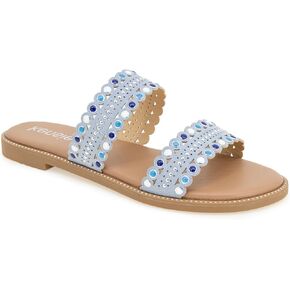 kensie Women's Mina Flat Sandal