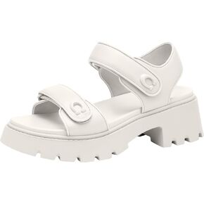 Coach Women's Brynn Platform Sandal, Charcoal/Black, 7.5