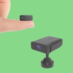 W-Mini Wireless Cameras for Home Security with 64GB SD Card,Built-in Battery,Night Vision,Motion Detection,Cloud Storage,WiFi Indoor Security Camera for Home,Baby,Pet,Office and More