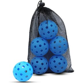 Magicorange Pickleball Balls, 40 Holes Outdoor Pickleballs, High Elasticity & Durable Pickle Balls for All Style Pickleball Paddles