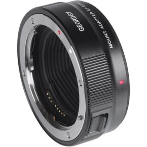 Lens Adapter, AF Adapter for Canon EF/EF-S Series Lenses to Canon EOS-R Cameras Including EOS RP R3 R5 R6 R6MarkII R7 R8 R10 R50 R100, Fast AF, Adjustable Aperture