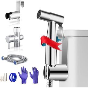Handheld Bidet Sprayer for Toilet Adjustable Control for Feminine Wash Baby Cloth Diaper Sprayer for Toilet Hygiene Cleaning 2025