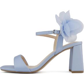 Delicious Bless ~ Women Open Toe High Heel Chiffon Bridal Dress Sandals
