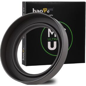 Haoge Metal Lens Hood & 52mm Ultra Slim MC UV Protection Multicoated Ultraviolet Lens Filter Kit