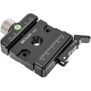 Arca Swiss Lever Lock Clamp, Quick Release Clamp, Mlok Rail Clamp for Magpul Mlok Bipod, Quick Release Plate Adapter, WEYLLAN AL60 for Tripod Ball Head, Knob Locking & Lever Locking
