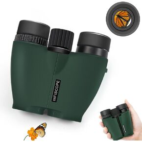 6x24 مناظير مضغوطة HD-0.5m إغلاق التركيز على IPX7 مقاومة للماء ، مناظير BAK-4 PRISM لمشاهدة الطيور ، والصيد والسفر ، والعيون الملتوية و 388g خفيفة الوزن للبالغين/الأطفال