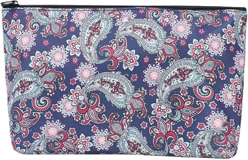 Empty Mahjong Bag,Thickened Blue Printed Soft American Mahjong Tiles Bag (Case Only) in Kuwait