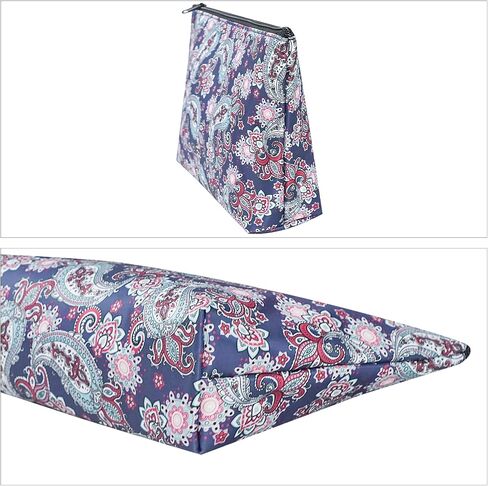 Empty Mahjong Bag,Thickened Blue Printed Soft American Mahjong Tiles Bag (Case Only) in Kuwait
