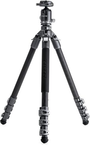Tilta Travel Ball Head with 3-Stage Carbon Fiber Tripod Legs (5KG) | 11lbs Load Capacity | Arca Quick Release Plate | Multiple Mounting Points | Low-Angle Shooting (Forest Green) in Saudi Arabia