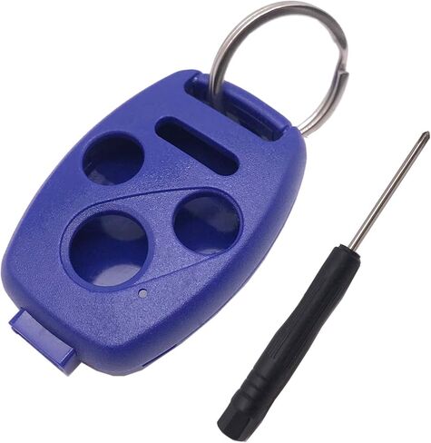 Key Fob Shell Fits Honda Accord/Civic/CR- V/Fit/Odyssey/Pilot/Ridgeline/CR-Z Keyless Entry Remote Case Car Key Cover Housing with Screwdriver & Keyring (2+1 Button, Black) in Kuwait